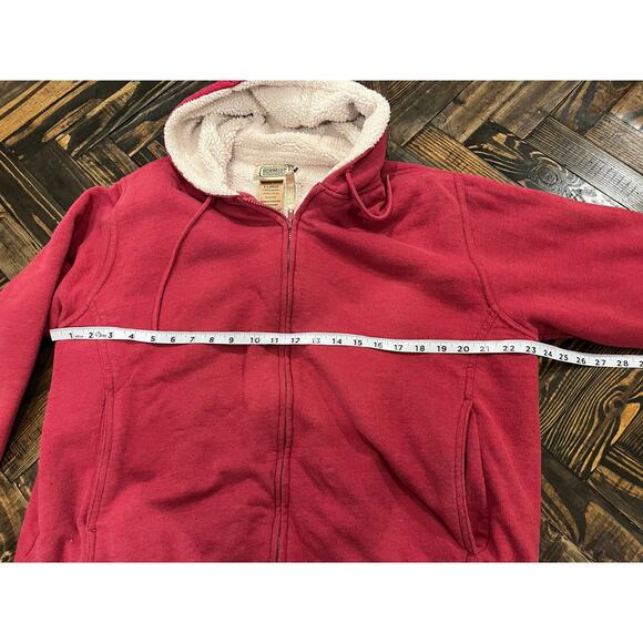 CE Schmidt Workwear Jacket Womens XL Sherpa Fleece Lined Coat Full Zip Fall - Picture 4 of 16